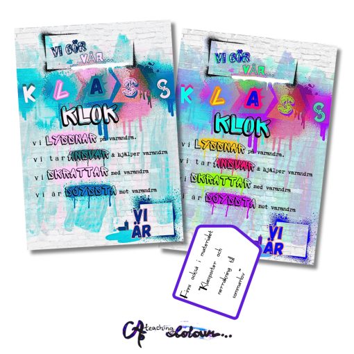 Kit till klassrummet - posters, skyltar o lånekort