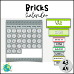 Bricks – Väggkalender - bild 1