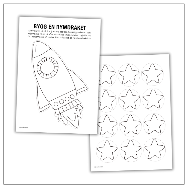 Pyssel: bygg en rymdraket