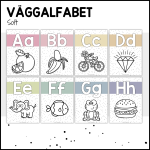 SOFT: väggalfabet #1 - bild 1