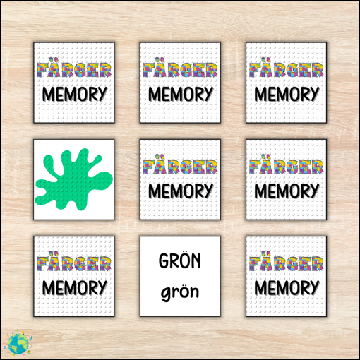 Bricks - Färger-memory