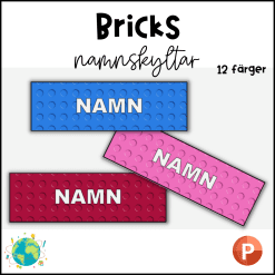 Bricks - Namnskyltar