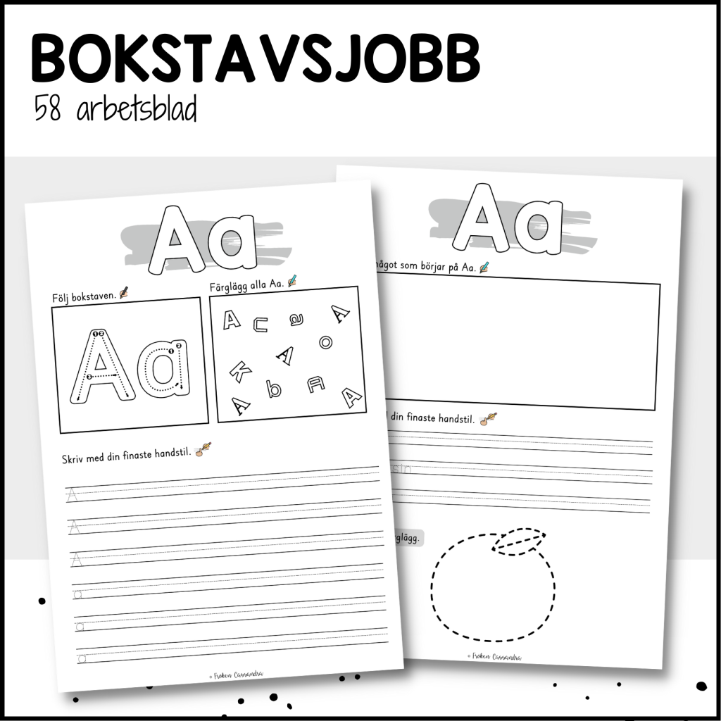 BOKSTAVSJOBB