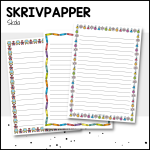 SKRIVPAPPER: skola - bild 1