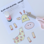 Pyssel: färglägga, klippa och klistra – tema safari - bild 3