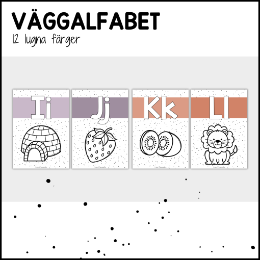 SOFT: väggalfabet #1