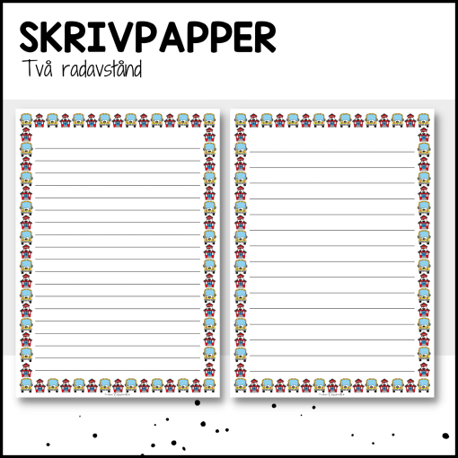 SKRIVPAPPER: skola