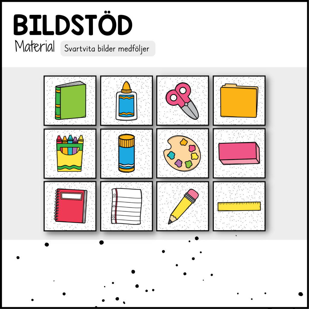 BILDSTÖD: material