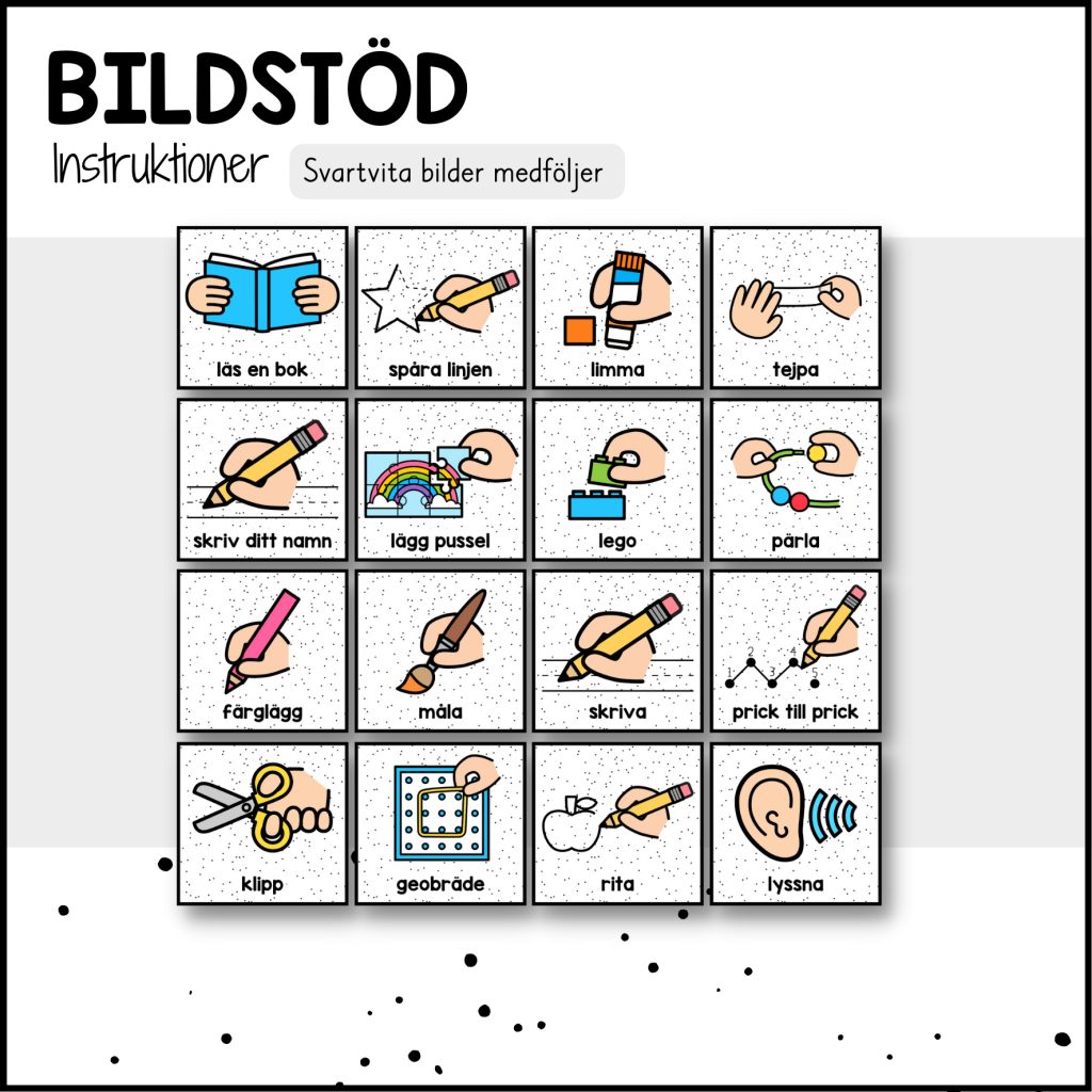 BILDSTÖD: instruktioner