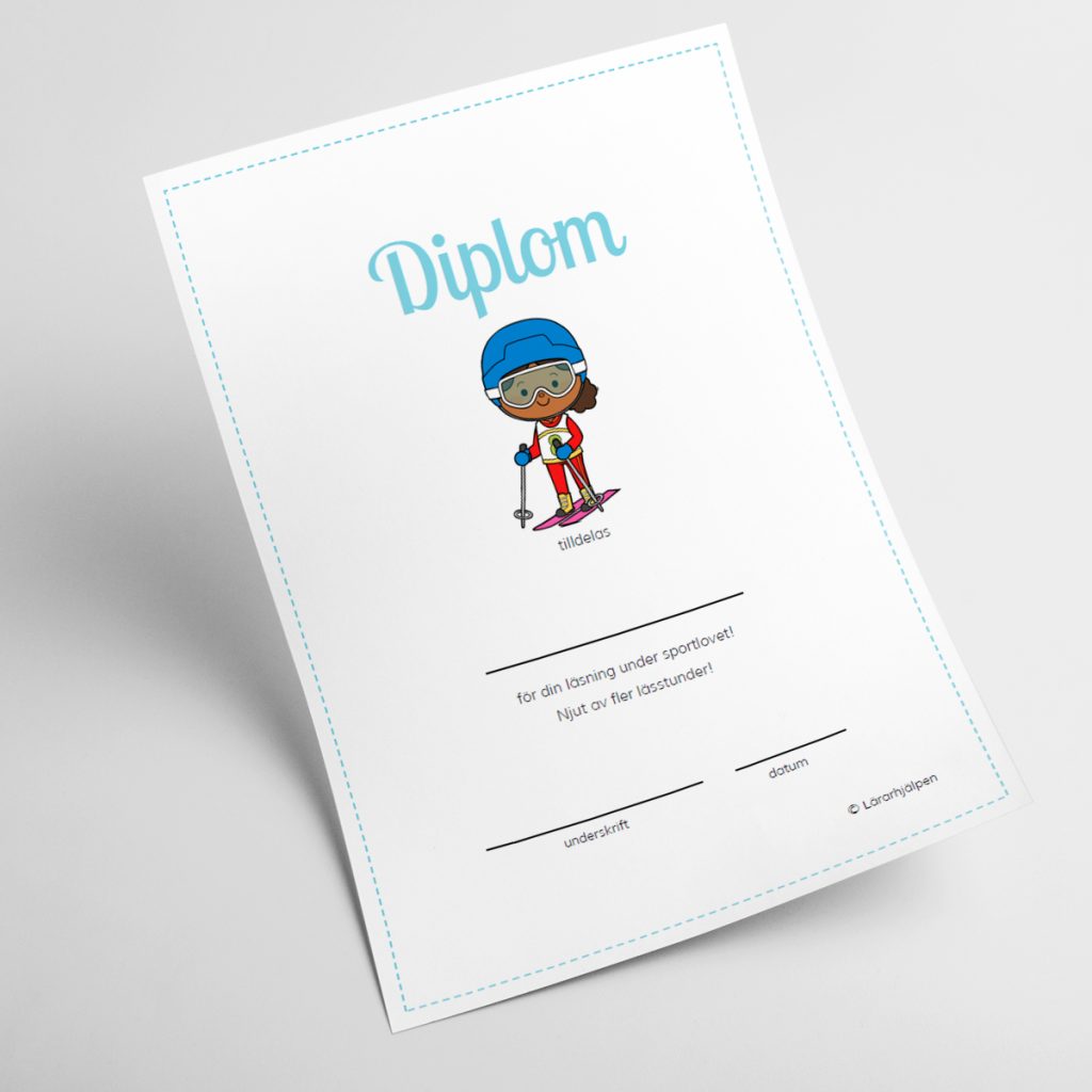 Diplom sportlovsbingo