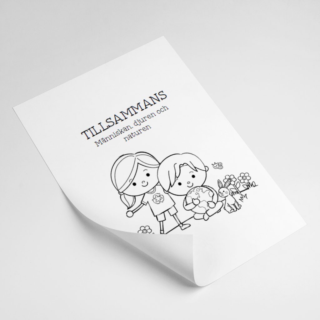 Framsida läsårstema: Tillsammans – människan, djuren och naturen