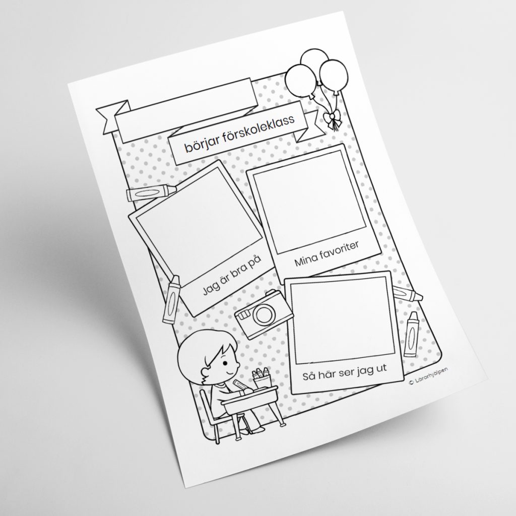 Jag börjar förskoleklass