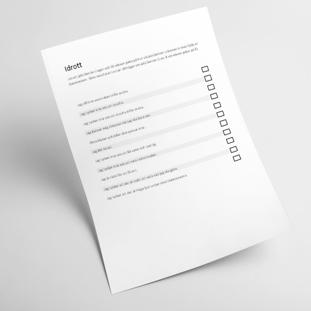 Kartläggning – vad skapar oro?