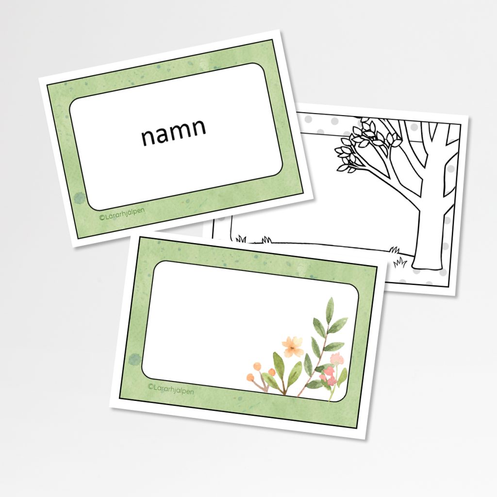 Namnskylt – naturtema