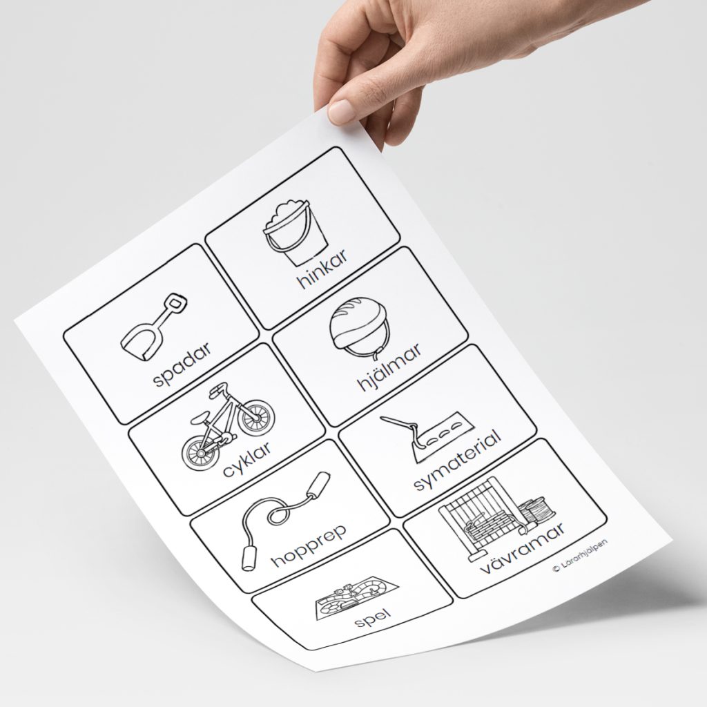 Organiseringsskyltar – lekyta