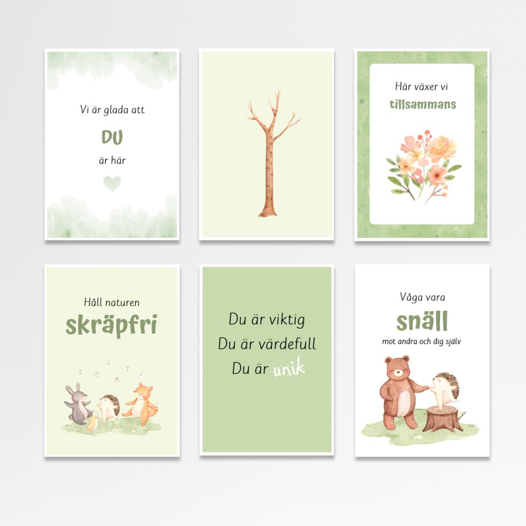 A4 posters naturtema