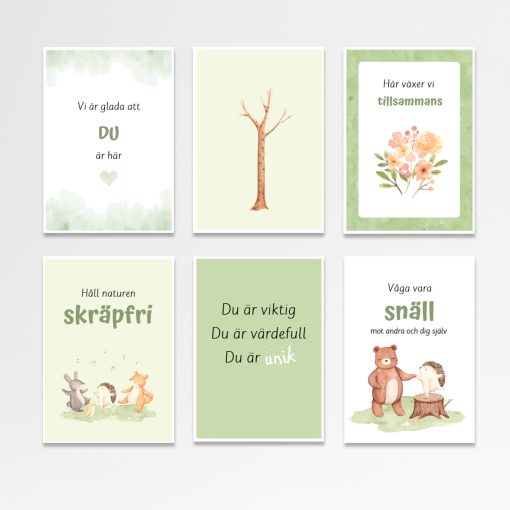 A4 posters naturtema