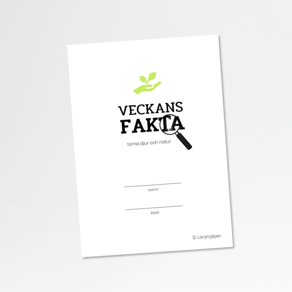 Veckans fakta – framsida naturtema