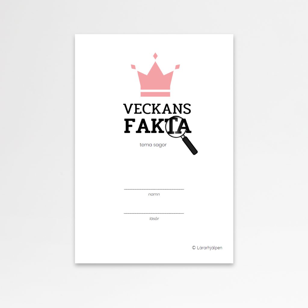 Veckans fakta – framsida sagotema