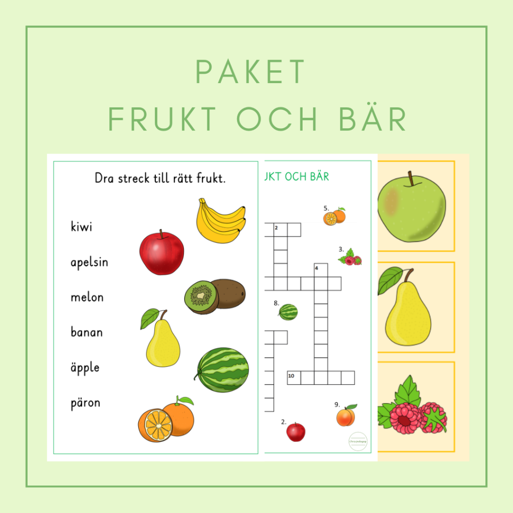 Paket frukt och bär