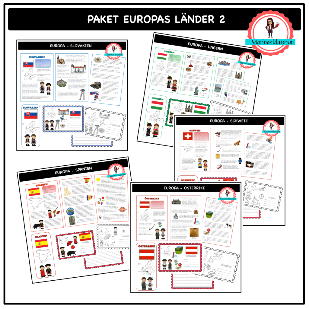 Paket Europas länder – 2