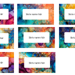 Namnskyltar redigeringsbara - bild 3