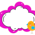 Namnskyltar redigeringsbar med fåglar - bild 4