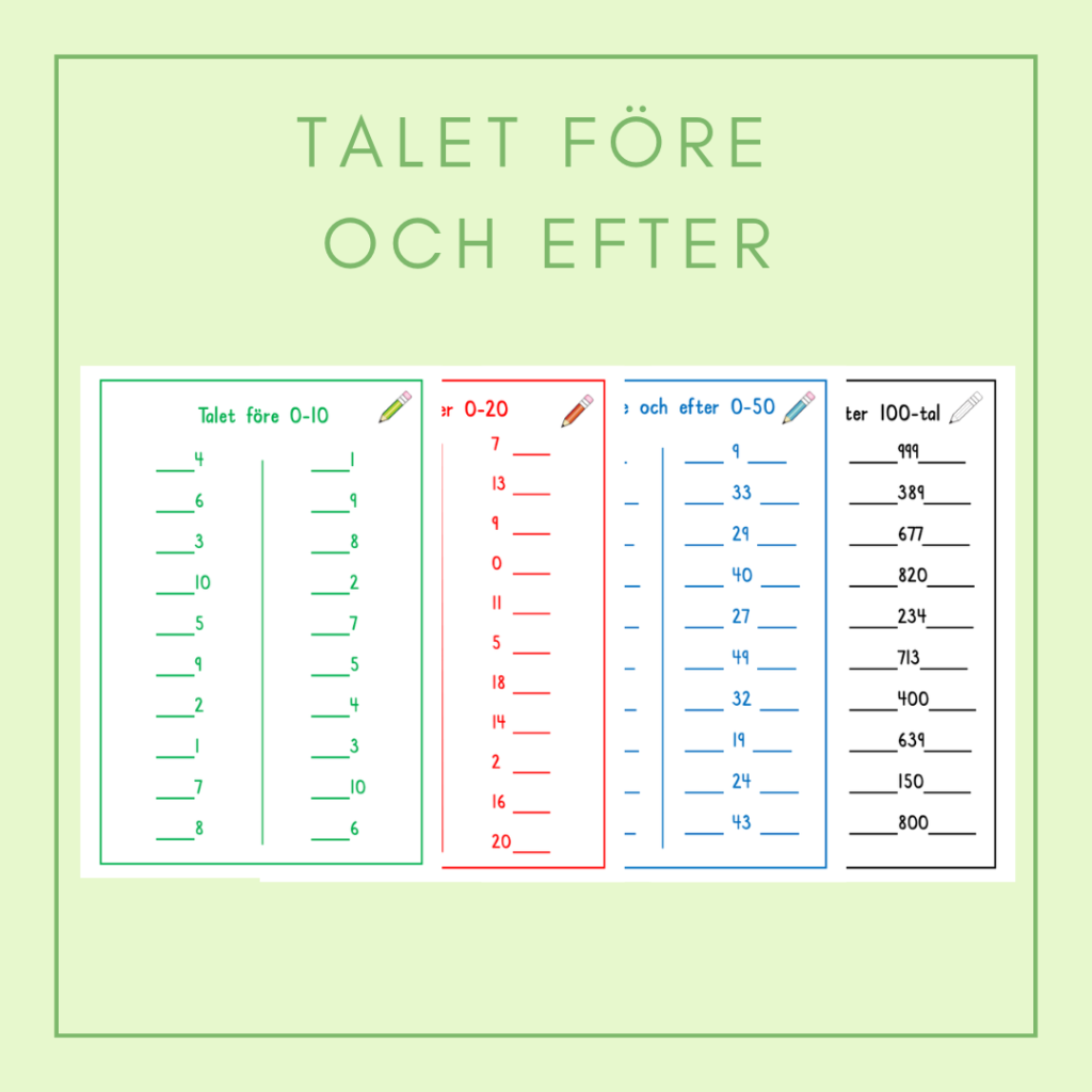 Talet före och efter