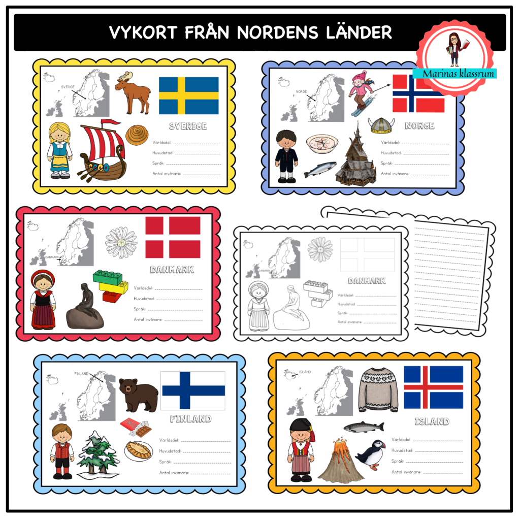 Vykort från Nordens länder