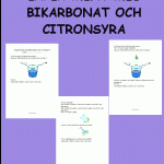 Experiment med bikarbonat och citronsyra - bild 3