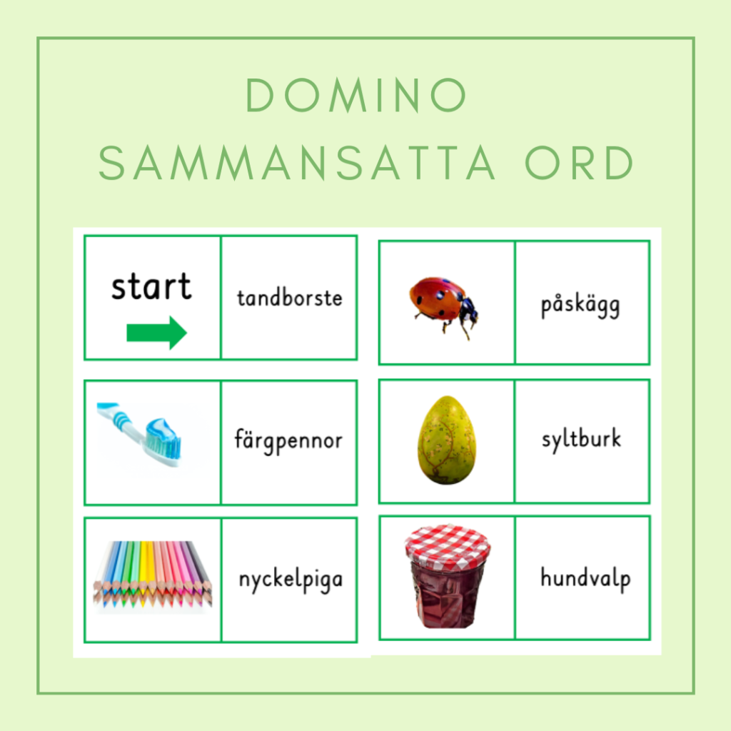 Domino sammansatta ord