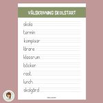 Välskrivning – skolstart - bild 1