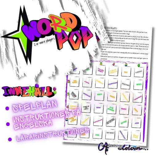 Word Pop - snabbt och roligt spel på engelska