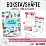 Jag lär mig alfabetet | Bokstavshäfte | (256 sidor!) - bild 1