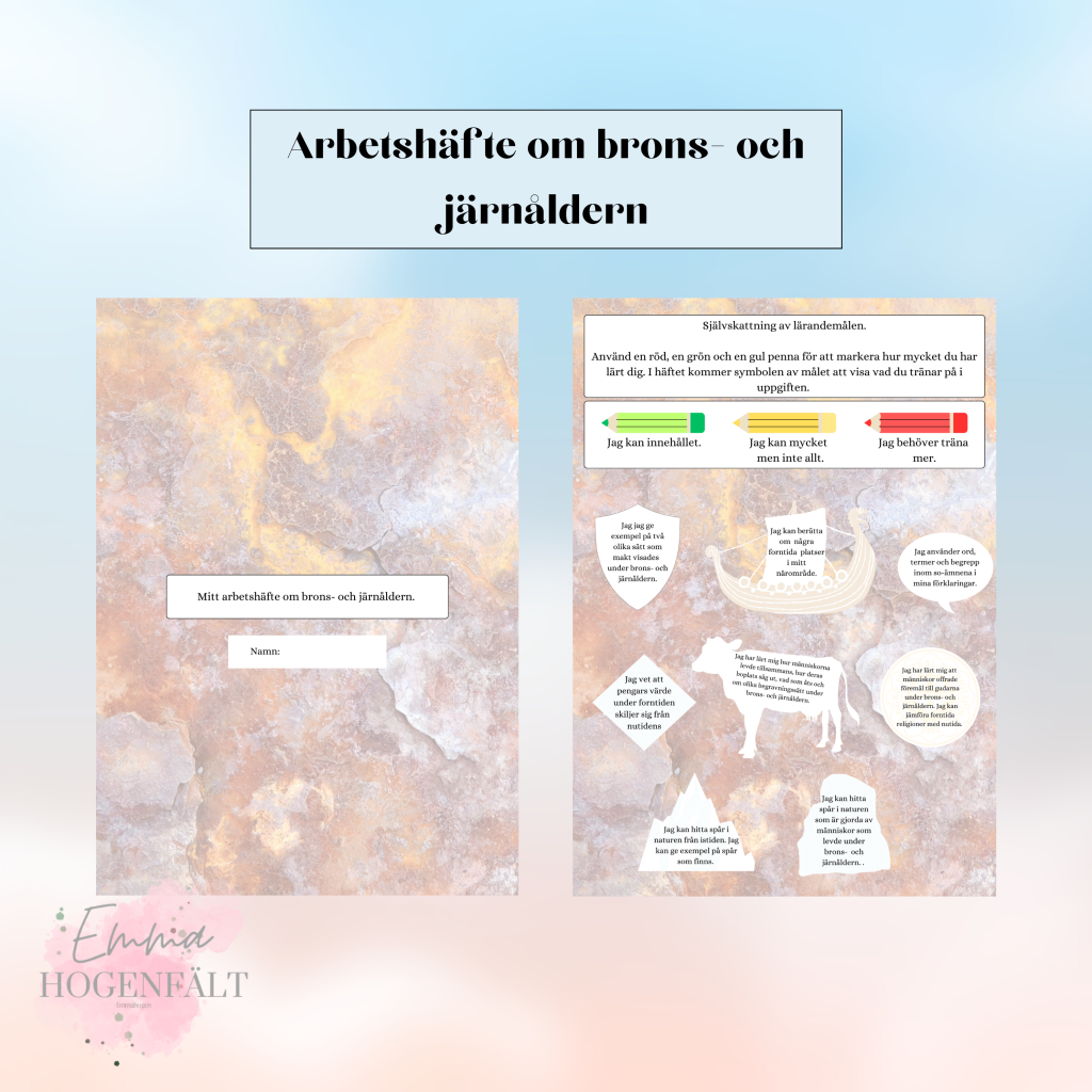 Arbetshäfte – bronsålder och järnålder