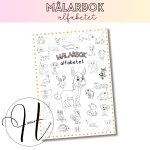 Målarbok alfabetet - bild 1