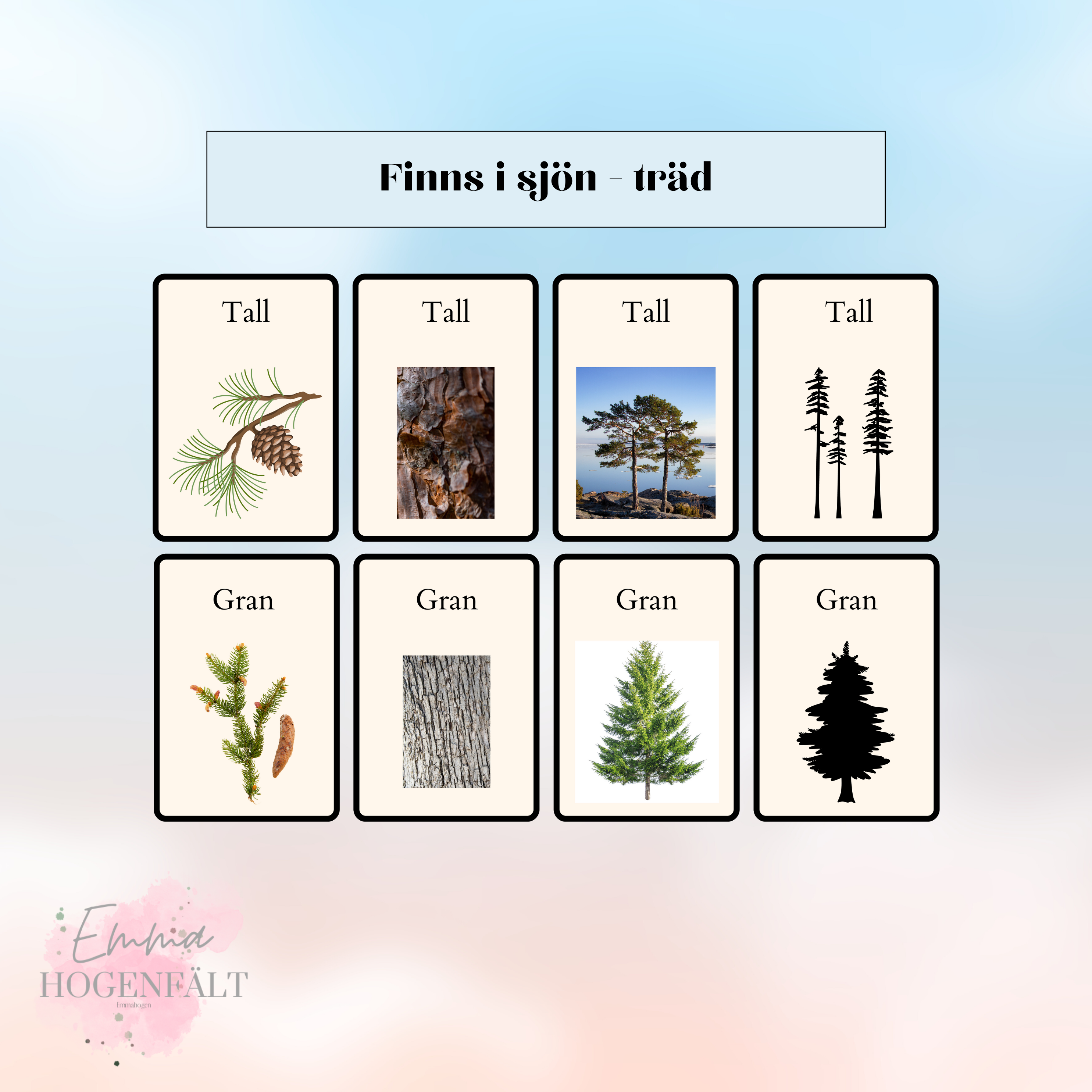 finns i sjön - träd