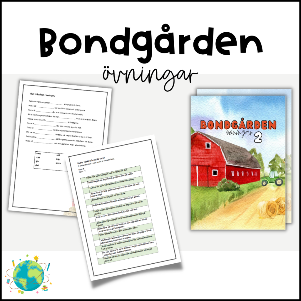 Robins dag på bondgården – Övningar 2