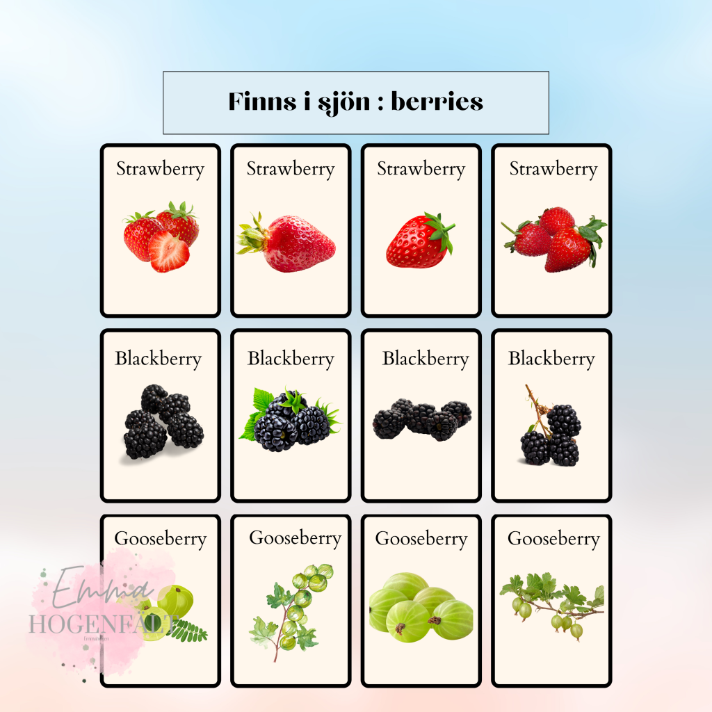 Finns i i sjön – berries