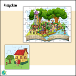 Sagornas värld – Pussel - bild 2