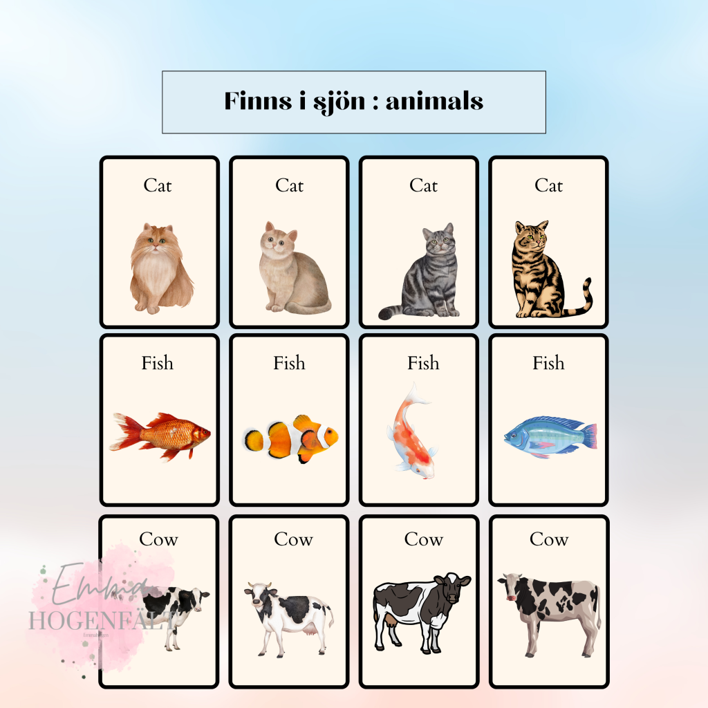 Finns i sjön – animals