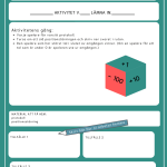 Mattespel Positionssystemet med tärning - bild 4