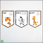 Safari – Alfabetet med tecken - bild 3