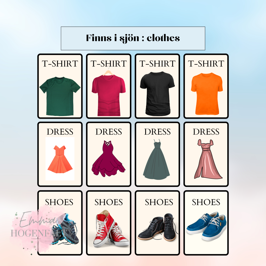 Finns i sjön – clothes