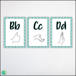 Havet – Alfabetet med tecken och siffror - bild 2