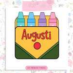 Födelsedagsdisplay – Crayola paket - bild 2