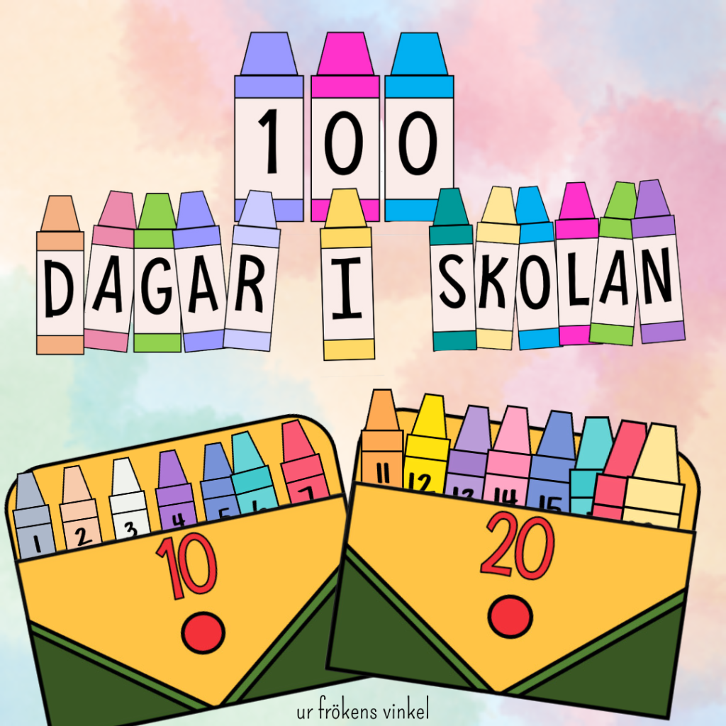 Crayola – 100 dagar i skolan