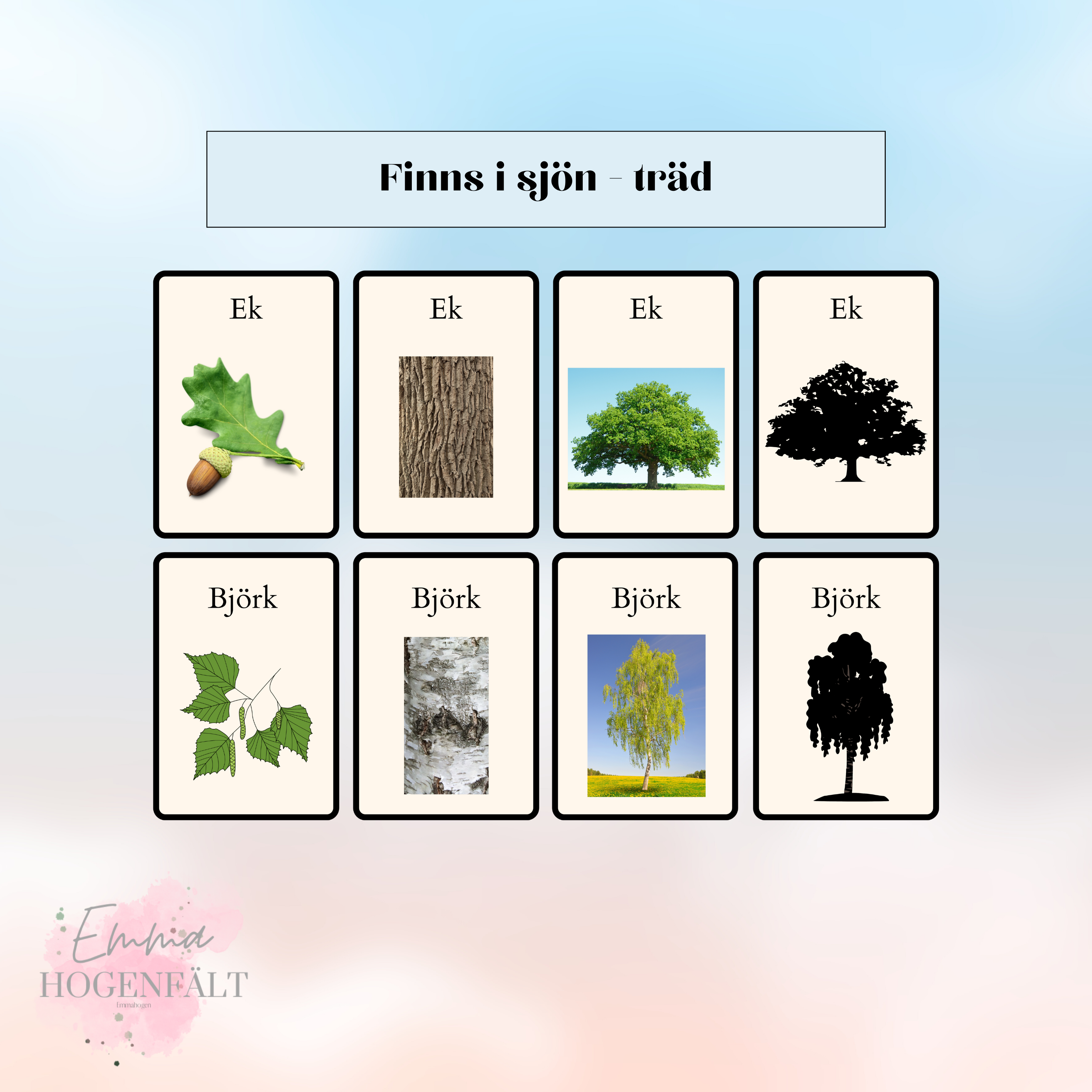 finns i sjön - träd