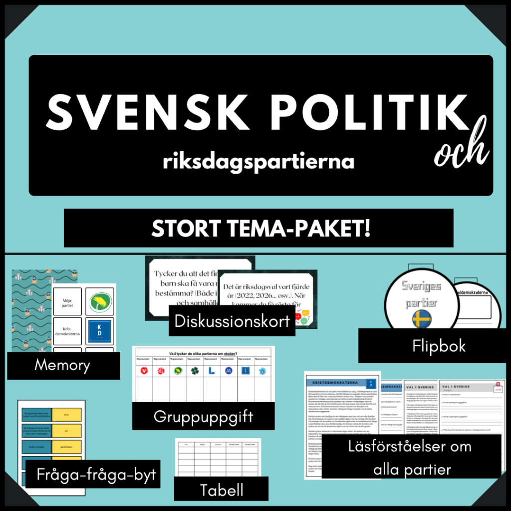 Politik och partier – Paket!