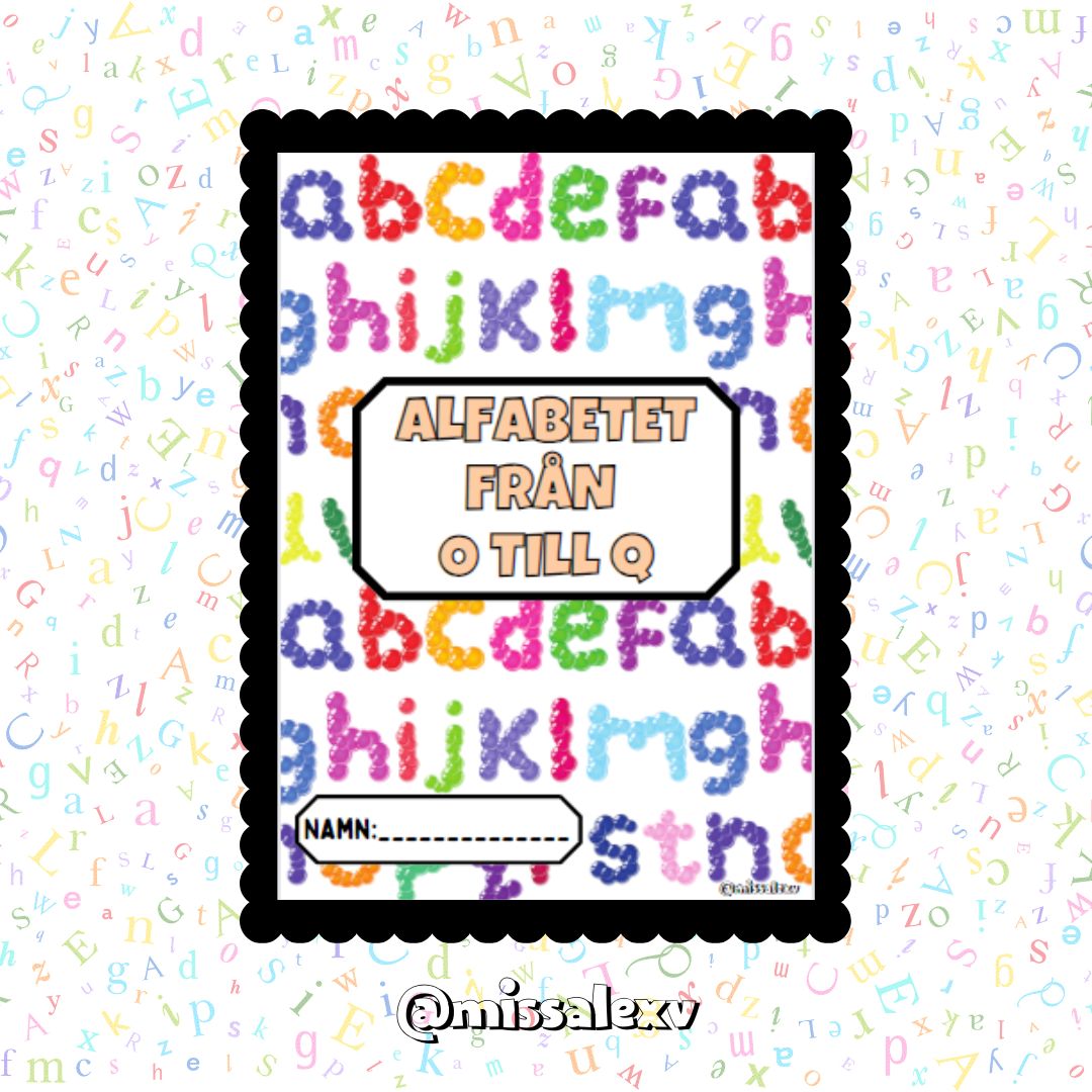 Uppdaterad: Alfabetet från O till Q